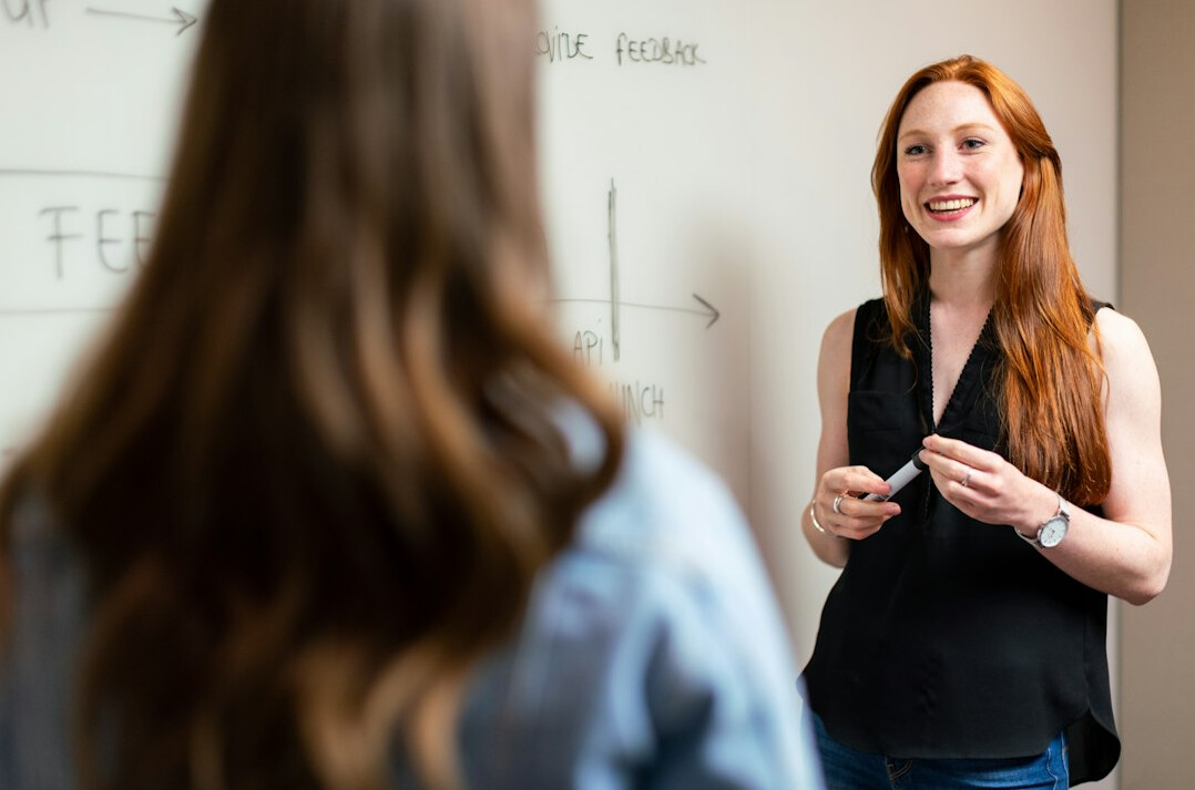 instructor teaching class