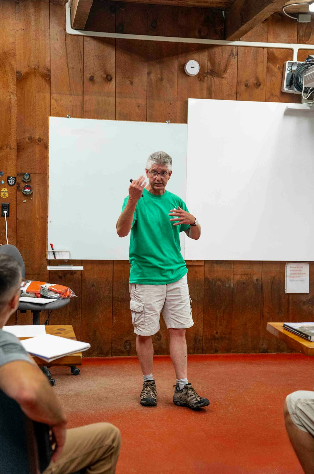 instructor facilitating class